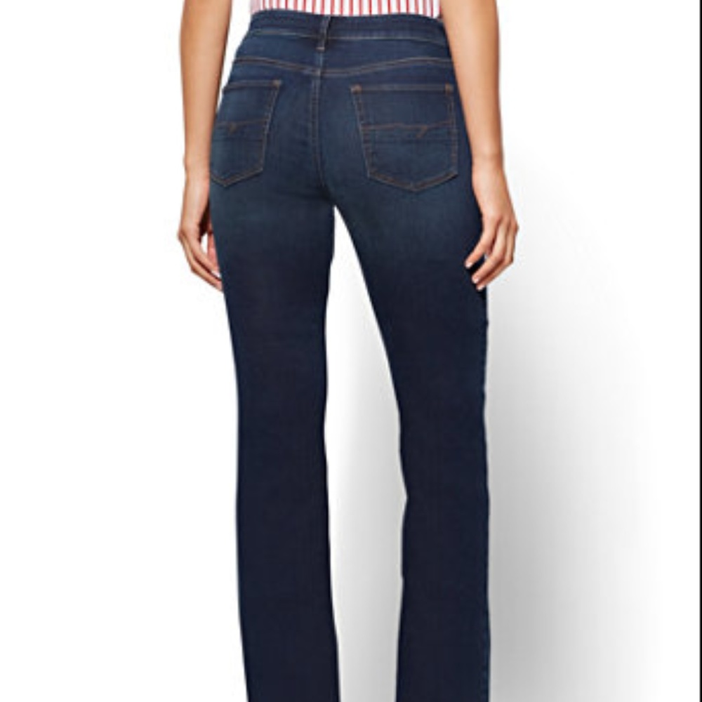 Soho Jeans - Petite Curvy Bootcut - Highland Blue - Picture 2 of 5